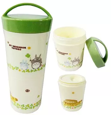 Tumbler, Glass - Lunch Box - My Neighbor Totoro / Catbus & Susuwatari (All Blacky) & Big Totoro & Mid Totoro