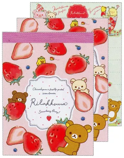 Rilakkuma Strawberry Party - RILAKKUMA / Chairoikoguma & Rilakkuma