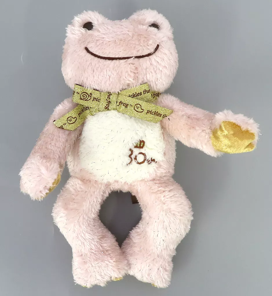 中古ぬいぐるみ ゆで 25th王様ピクルス ビーンドール 「pickles the frog-かえるのピクルス-」