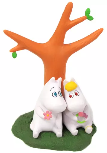Trading Figure - Accessory Stand - MOOMIN / Moomintroll & Snorkmaiden