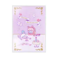 Stationery - Plastic Folder (Clear File) - Chiikawa / Momonga & Used Bookstore (Kani-chan)