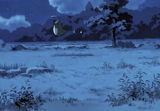 Postcard - My Neighbor Totoro / Big Totoro & Mid Totoro & Mini Totoro