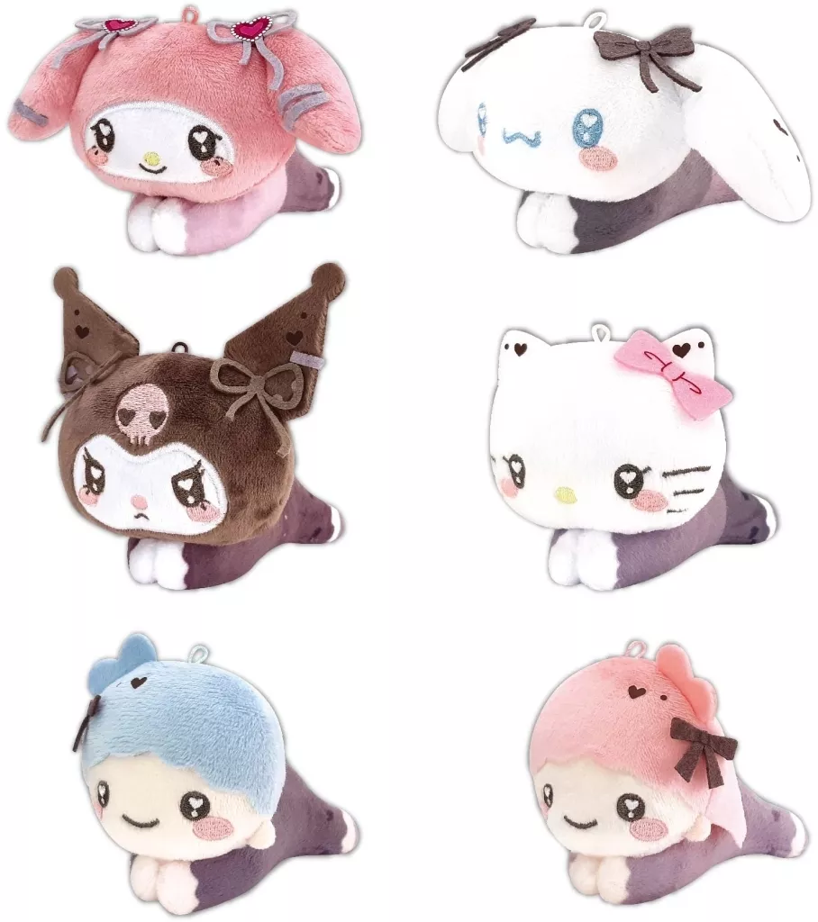 Key Chain - Plush - Plush Key Chain - Little Twin Stars / My Melody & Hello Kitty & Cinnamoroll & Kuromi