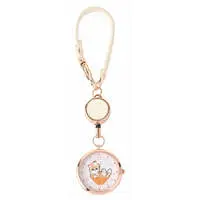mofusand Keychain watch with reel (waffle Nyan)