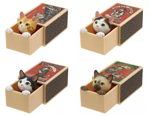Trading Figure - Matchbox cat