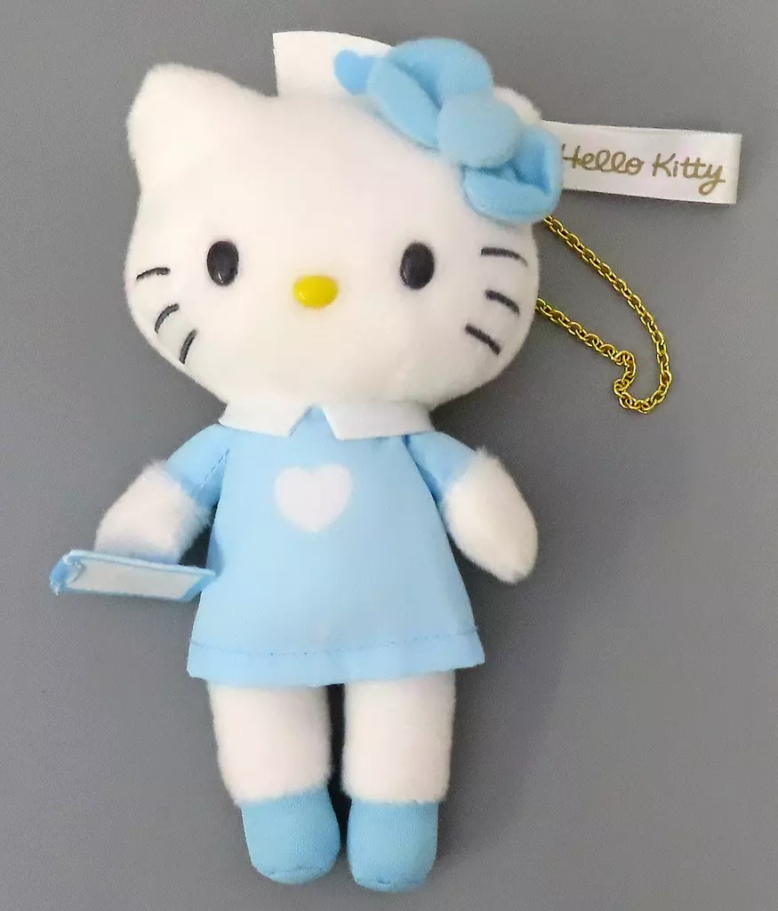 【レア】　ハローキティ　HelloKitty　ストラップ　ナース　看護師　林檎 USED) Key Chain - Plush - Plush Key Chain - Sanrio / Hello Kitty