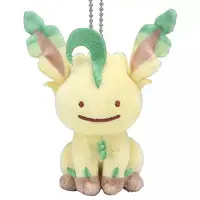 Key Chain - Plush - Pokémon / Ditto & Leafeon