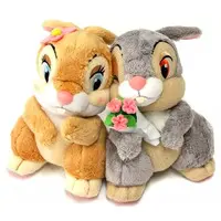 Plush - Disney / Thumper & Miss Bunny