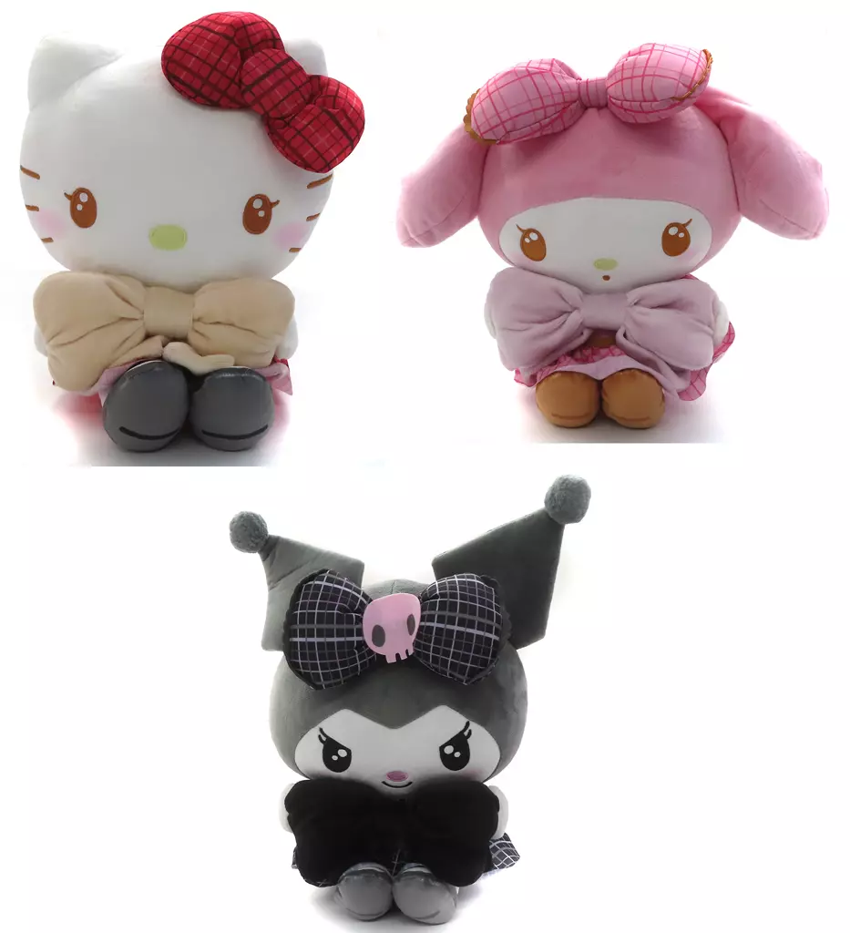 USED) Plush - Sanrio characters / My Melody & Hello Kitty & Kuromi