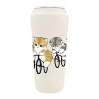 mofusand Carry Hot & Cold Tumbler 430ml (Cycling)
