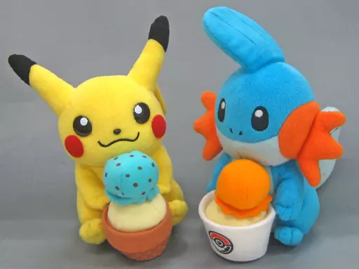 Plush - Pokémon / Pikachu & Mudkip