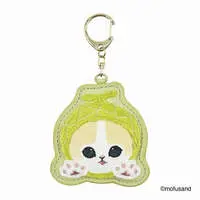 mofusand Fluffy Patch Keychain (Melon Meow)