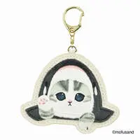 mofusand Fluffy Patch Keychain (Orca Meow)