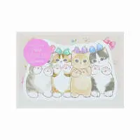 mofusand Die-cut Mini Letter Set (Paw Print)