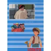 Stationery - Plastic Sheet - Castle in the Sky / Pazu & Sheeta & Dola