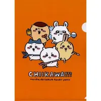 Stationery - Plastic Folder (Clear File) - Chiikawa