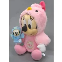 Plush - Finger Puppet - Disney / Minnie Mouse & Mickey Mouse