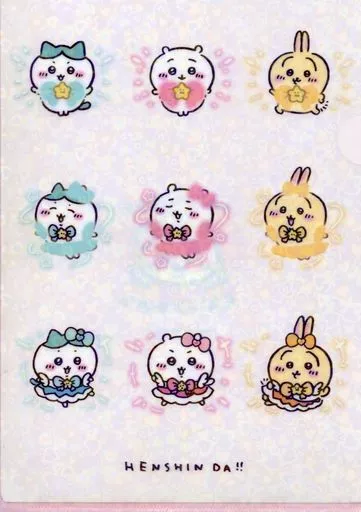Stationery - Plastic Folder (Clear File) - Chiikawa / Chiikawa & Usagi & Hachiware