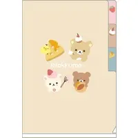Stationery - Plastic Folder (Clear File) - RILAKKUMA