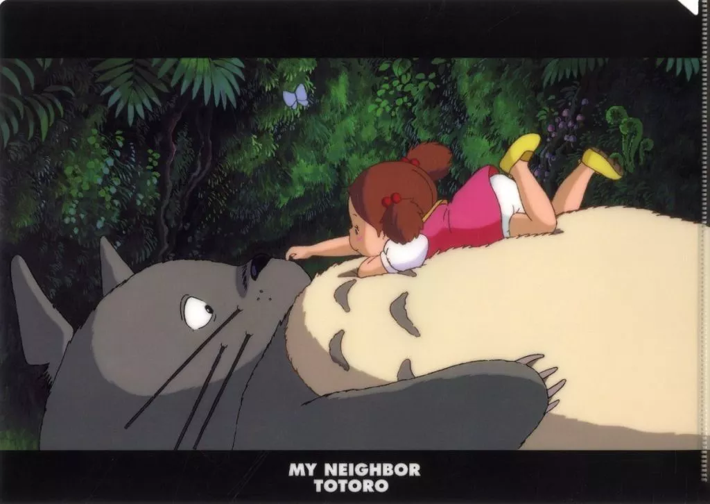 Stationery - Plastic Folder (Clear File) - My Neighbor Totoro / Big Totoro