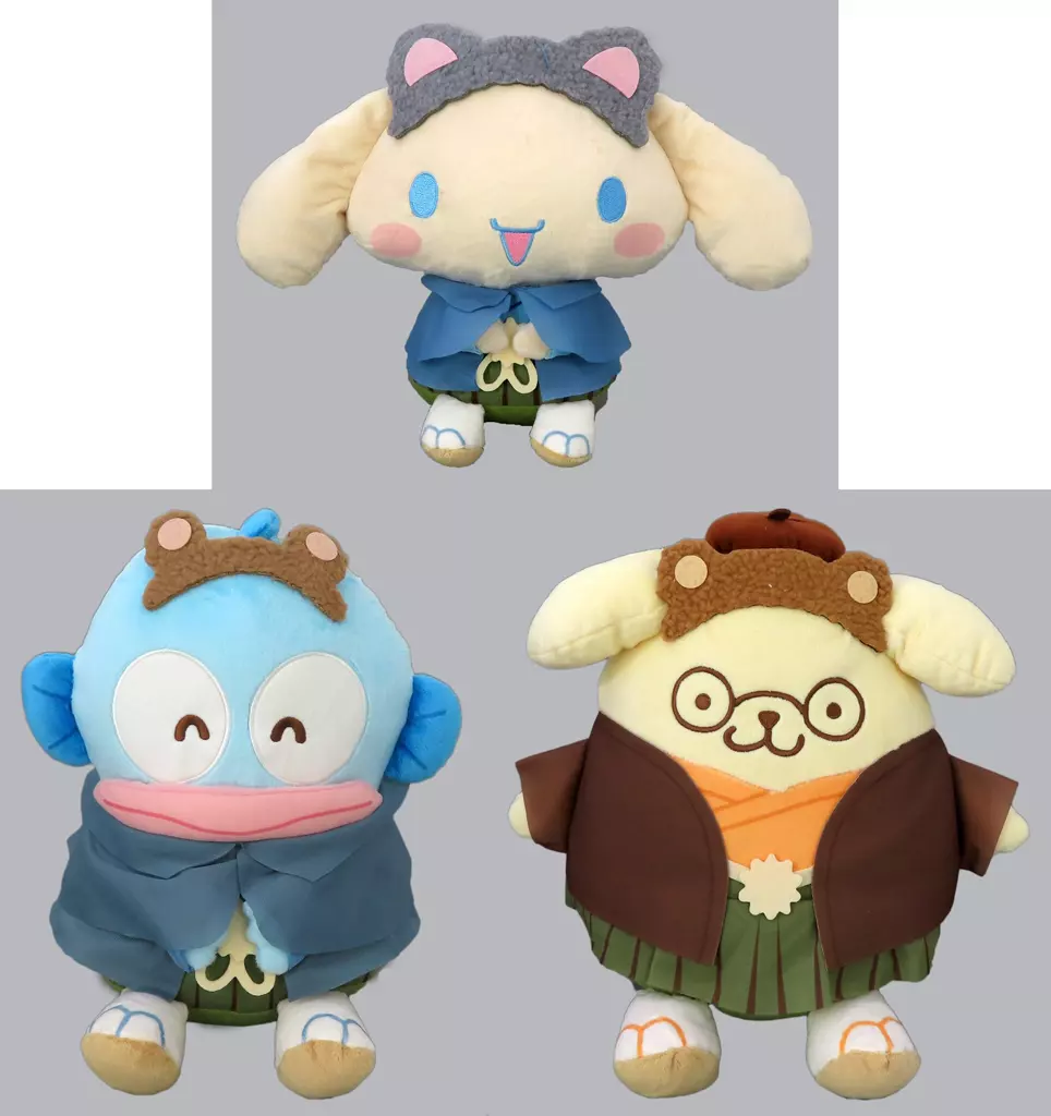 Mofumimi Retro Lolita Doll - Sanrio characters / Pom Pom Purin & Cinnamoroll & Hangyodon