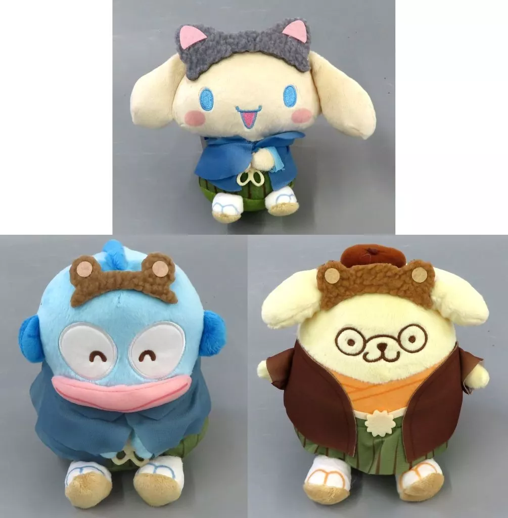 Mofumimi Retro Lolita Doll - Sanrio characters / Pom Pom Purin & Cinnamoroll & Hangyodon