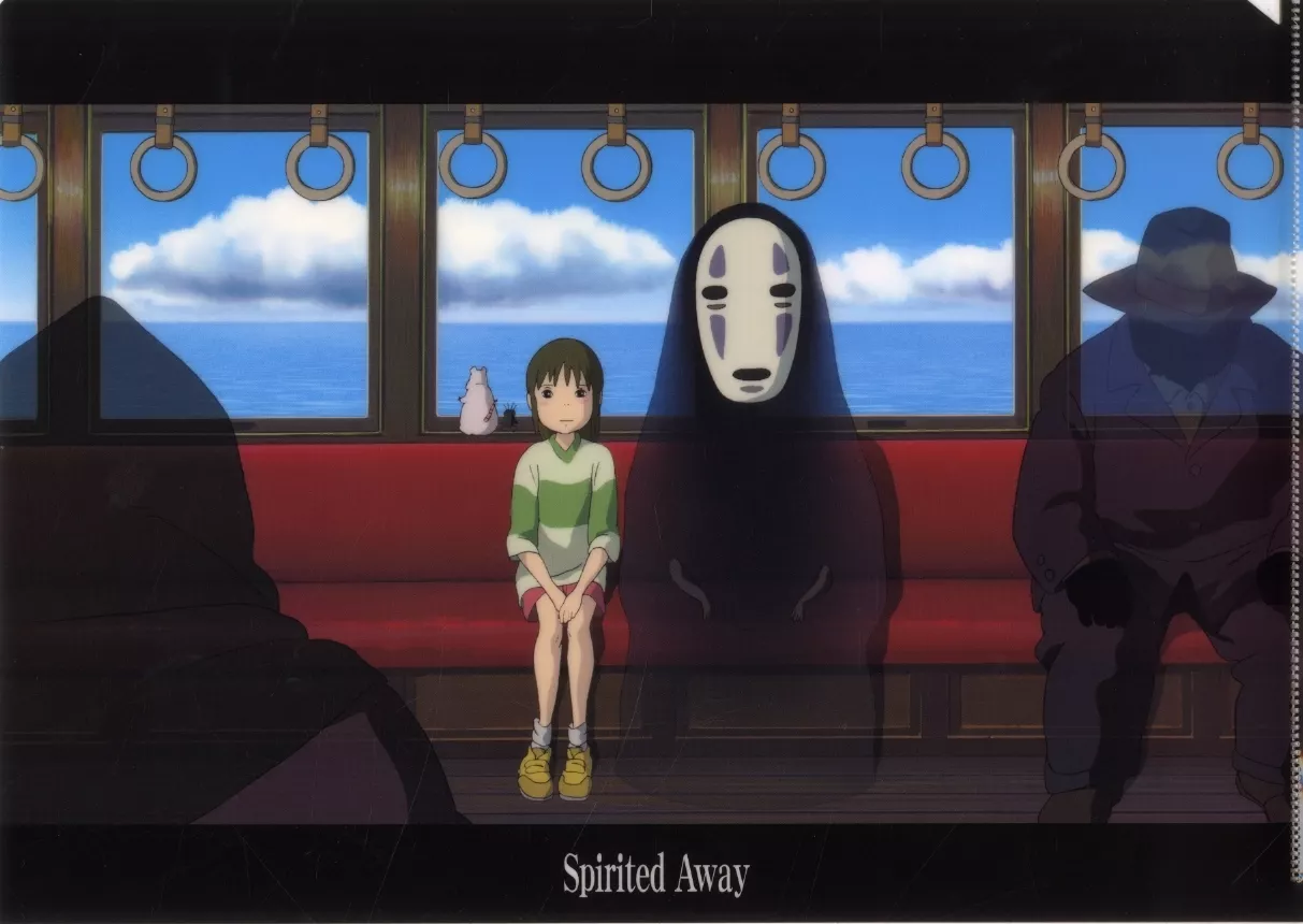 Stationery - Plastic Folder (Clear File) - Spirited Away / Kaonashi (No Face) & Boh & Ogino Chihiro (Sen) & Haedori (Yu-Bird)
