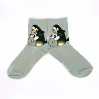 mofusand Low Crew Socks (Orca & Penguin)