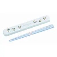 mofusand Sliding Lid Chopsticks Case Set (Shark Meow)