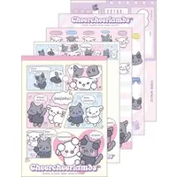 Stationery - Memo Pad - Cheer Cheer Lambs / Ramu & Uryufu