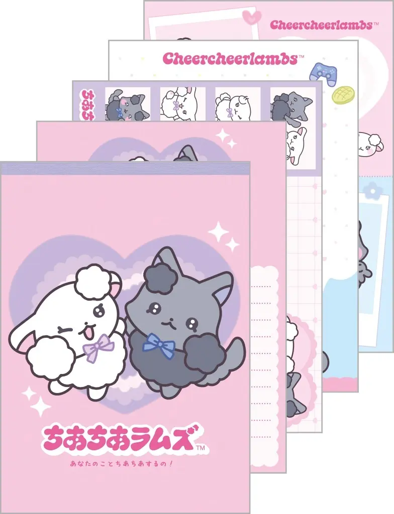 Stationery - Memo Pad - Cheer Cheer Lambs / Ramu & Uryufu