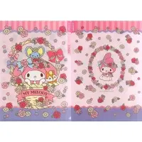 Stationery - Plastic Folder (Clear File) - Little Twin Stars / My Melody