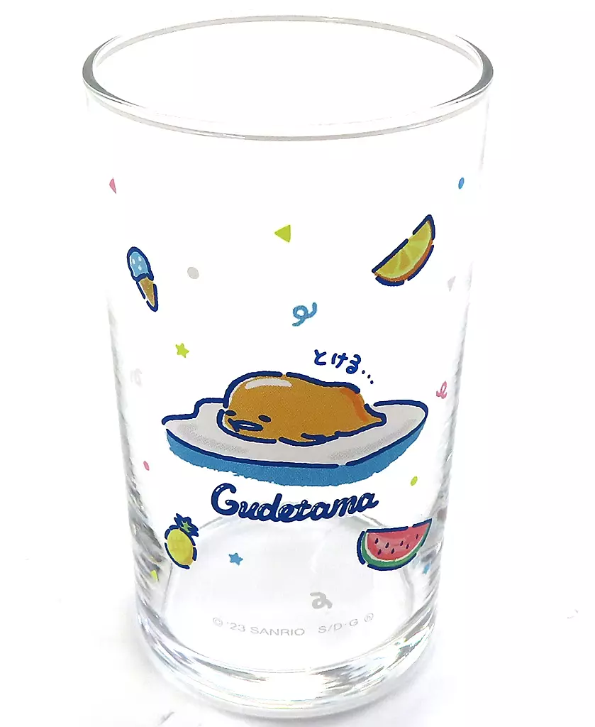 Tumbler, Glass - Sanrio characters / Gudetama