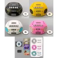Trading Figure - Record playback! retro mini CD player mascot
