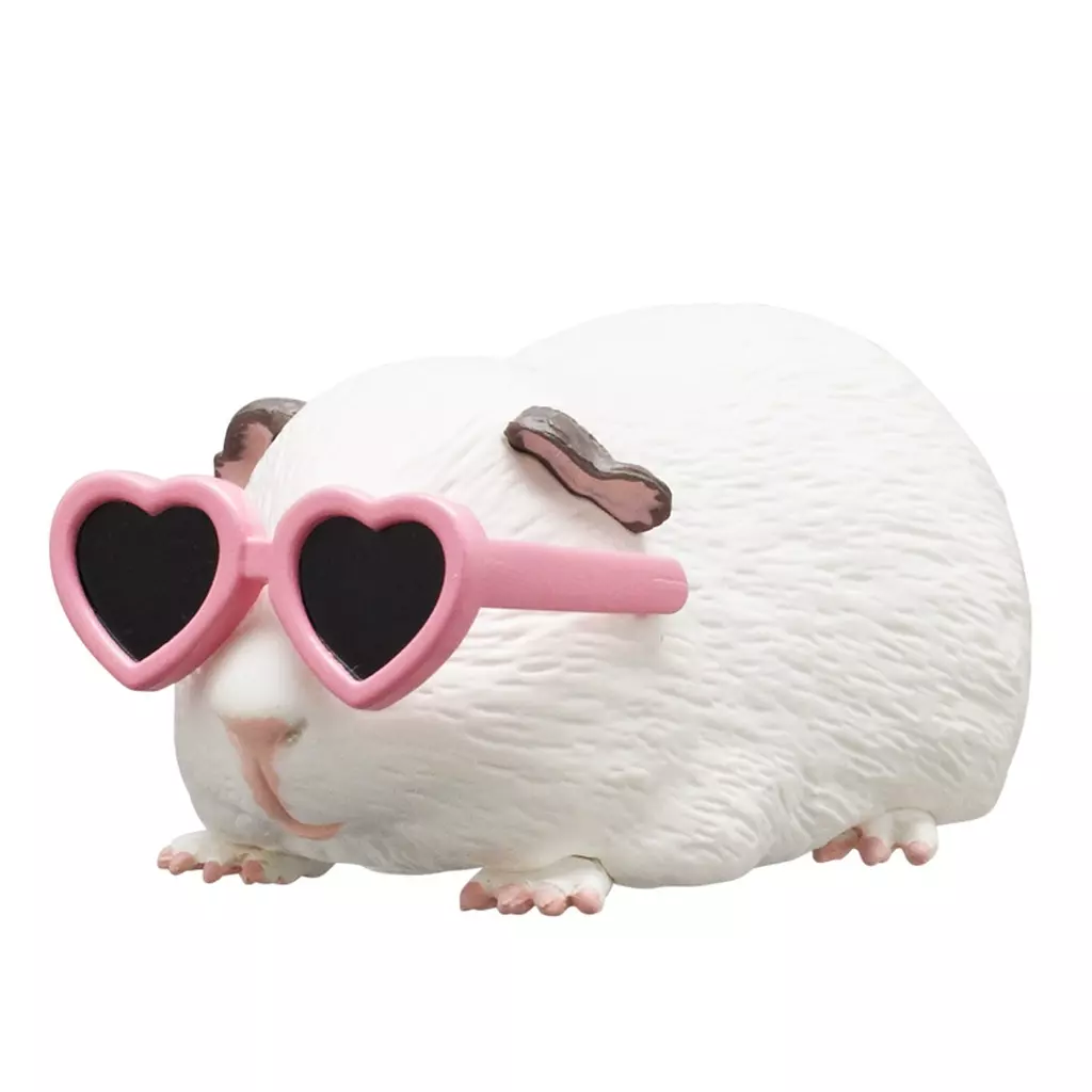 Trading Figure - Guinea pig wearing sunglasses