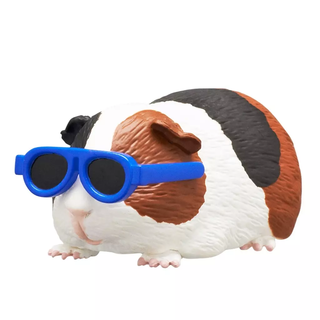 Trading Figure - Guinea pig wearing sunglasses