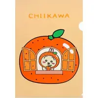 Stationery - Plastic Folder (Clear File) - Chiikawa / Usagi