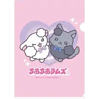 Stationery - Plastic Folder (Clear File) - Cheer Cheer Lambs / Ramu & Uryufu
