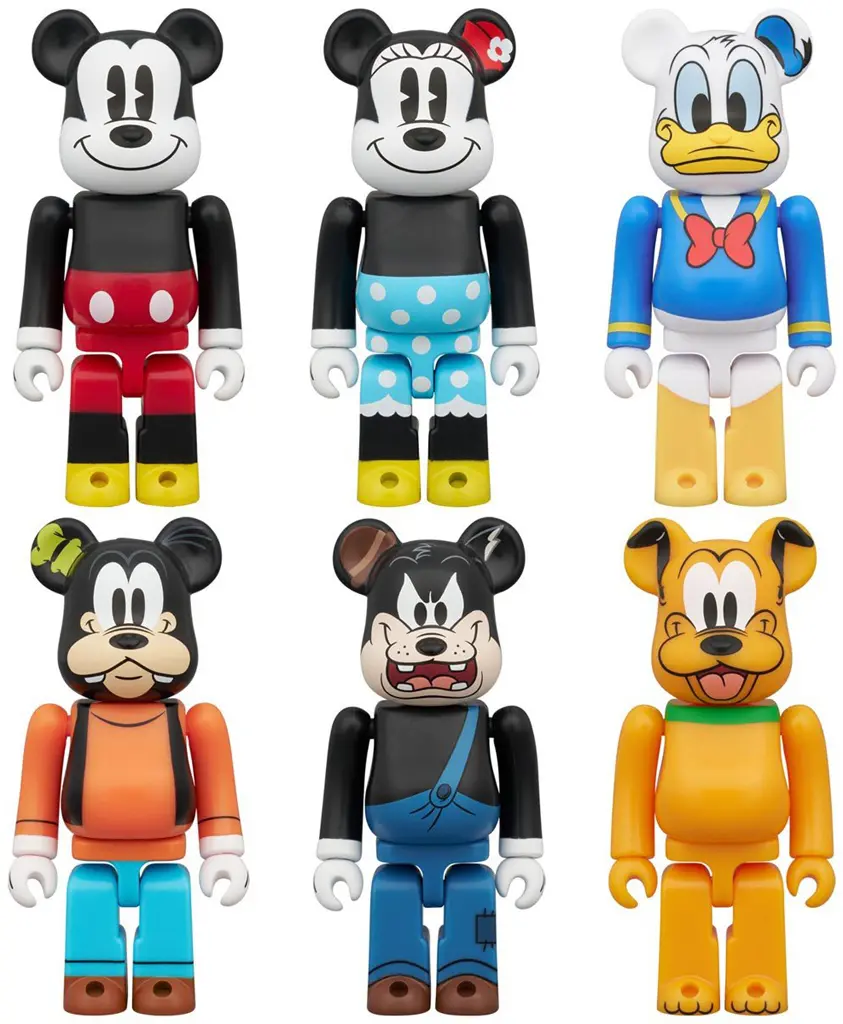 Trading Figure - BE＠RBRICK / Minnie Mouse & Mickey Mouse & Pluto