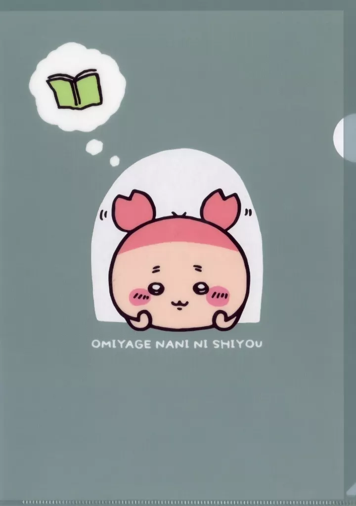 Stationery - Plastic Folder (Clear File) - Chiikawa / Used Bookstore (Kani-chan)
