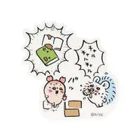 Chiikawa Stickers Just right for Smartphone - Chiikawa / Momonga & Used Bookstore (Kani-chan)