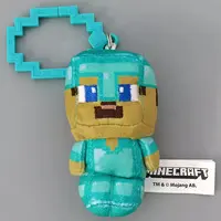 Key Chain - Plush - Plush Key Chain - MINECRAFT / The Player (Steve)