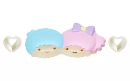 Key Chain - Name Charm Parts - Little Twin Stars / Kiki & Lala