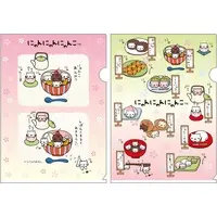 Stationery - Plastic Folder (Clear File) - Nyan Nyan Nyanko