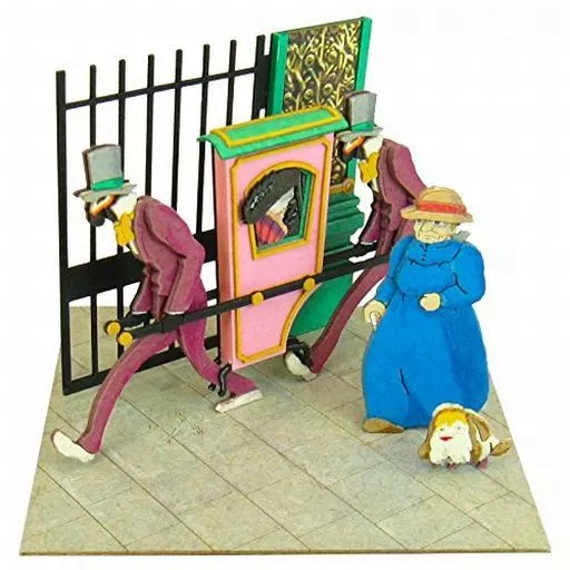 Miniature Art Kit - Howl's Moving Castle / Sophie & Heen (Dog) & Witch of the Waste & Witch's henchmen