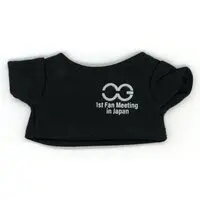 Plush Clothes (ぬいぐるみ用 Tシャツ ブラック 「OFFGUN 1st FAN MEETING IN JAPAN」)