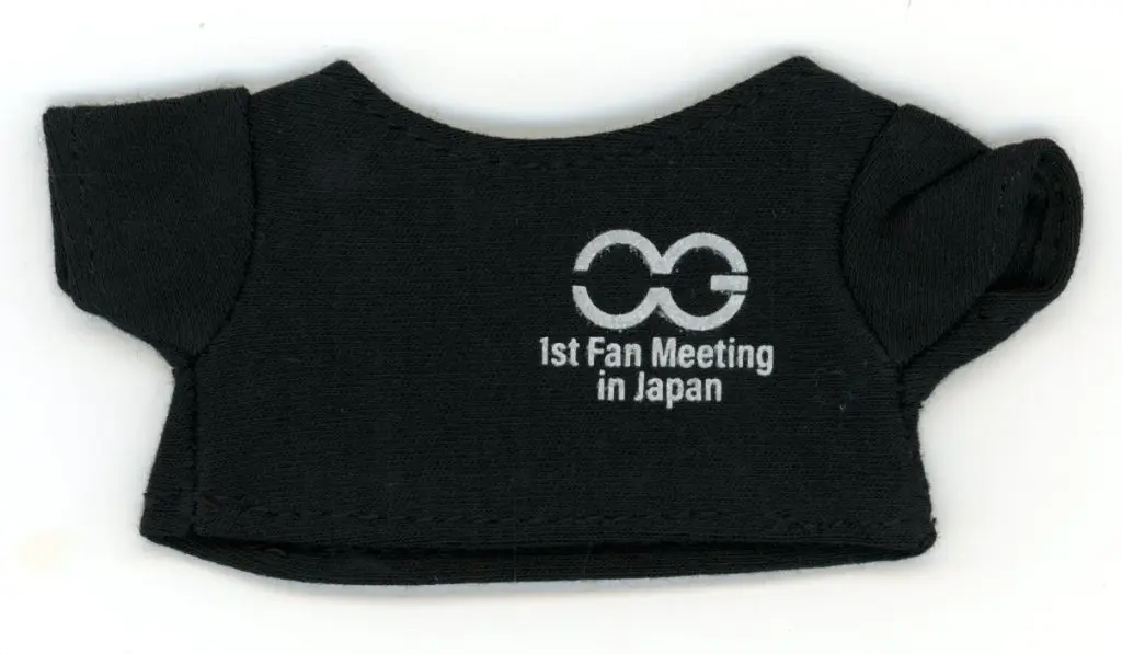 Plush Clothes (ぬいぐるみ用 Tシャツ ブラック 「OFFGUN 1st FAN MEETING IN JAPAN」)