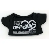 Plush Clothes (ぬいぐるみ用 Tシャツ ブラック 「OFFGUN 1st FAN MEETING IN JAPAN」)