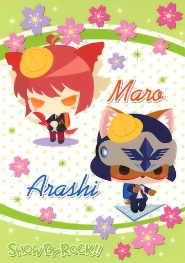 Stationery - Plastic Sheet - SHOW BY ROCK!! / Maro & Arashi