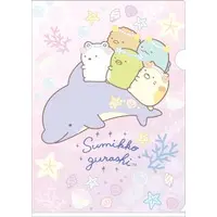 Stationery - Plastic Folder (Clear File) - Sumikko Gurashi